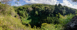 20150721 - panorama -  hawaii day small waterfall
