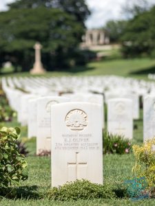 Tombstone of Private Oliver, Port Moresby