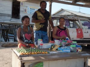 Betel nut sellers in Hanuabada, Port Moresby