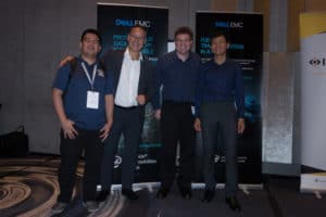Alex with Dell staff in Bangkok