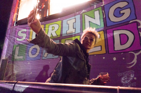 Sarah McLeod from Superjesus at Spring Loaded