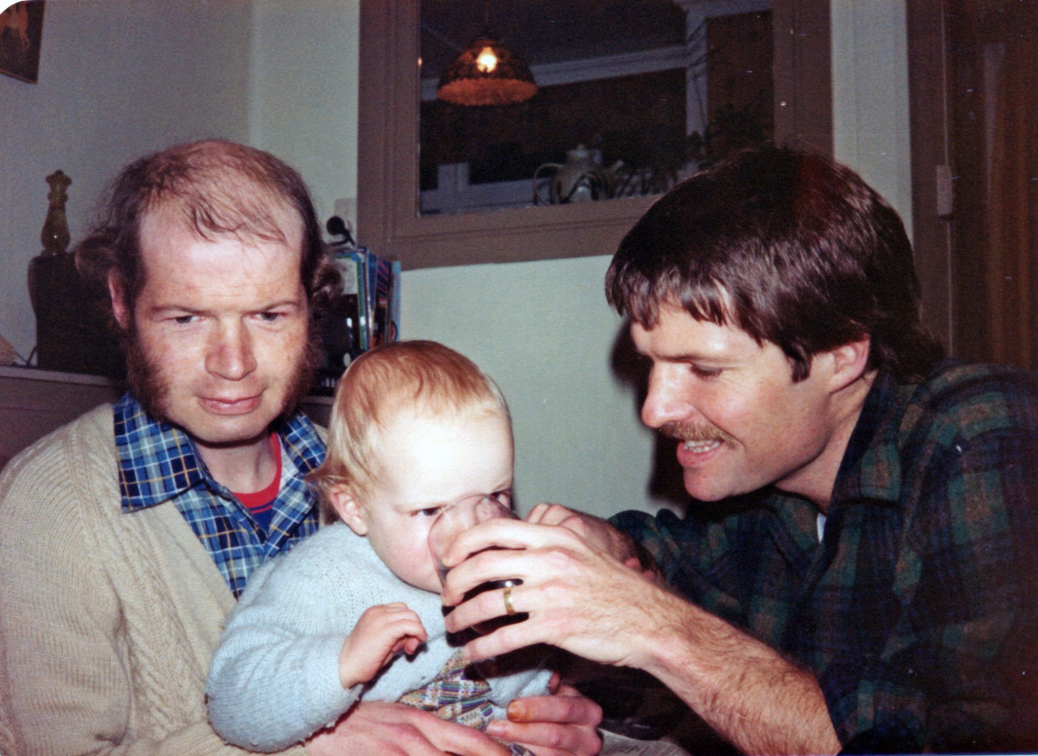 19810701 000001 me phil david drinking beer2 (aunty photos)