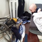 20200608 151528 mobile phone life with julian backyard progress julian and jackhammers