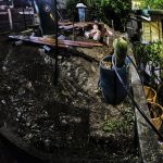 201127 backyard progress night time - 20201127 212845 pano backyard process painted decking