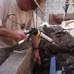 20210130 151956 backyard progress wall clamp