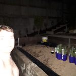 210808 backyard progress irrigation and bottom garden - 20210523 185039 backyard progress kitchen garden