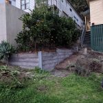 20210602 071510861 backyard progress ripping out front garden