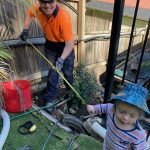 210808 backyard progress irrigation and bottom garden - 20210808 100002 backyard progress last hole